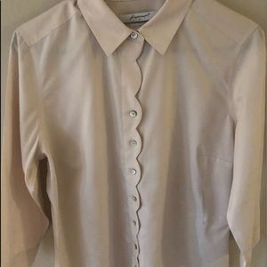 Blouse by New York City designer Foxcroft NWOT